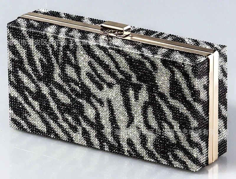 Rhinestone Diamond Evening Crossbody Clutch Bag for Women