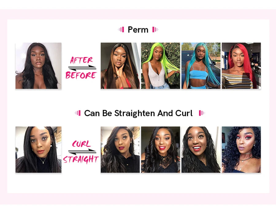 Straight Keratin Fusion Human Hair Extensions for Women