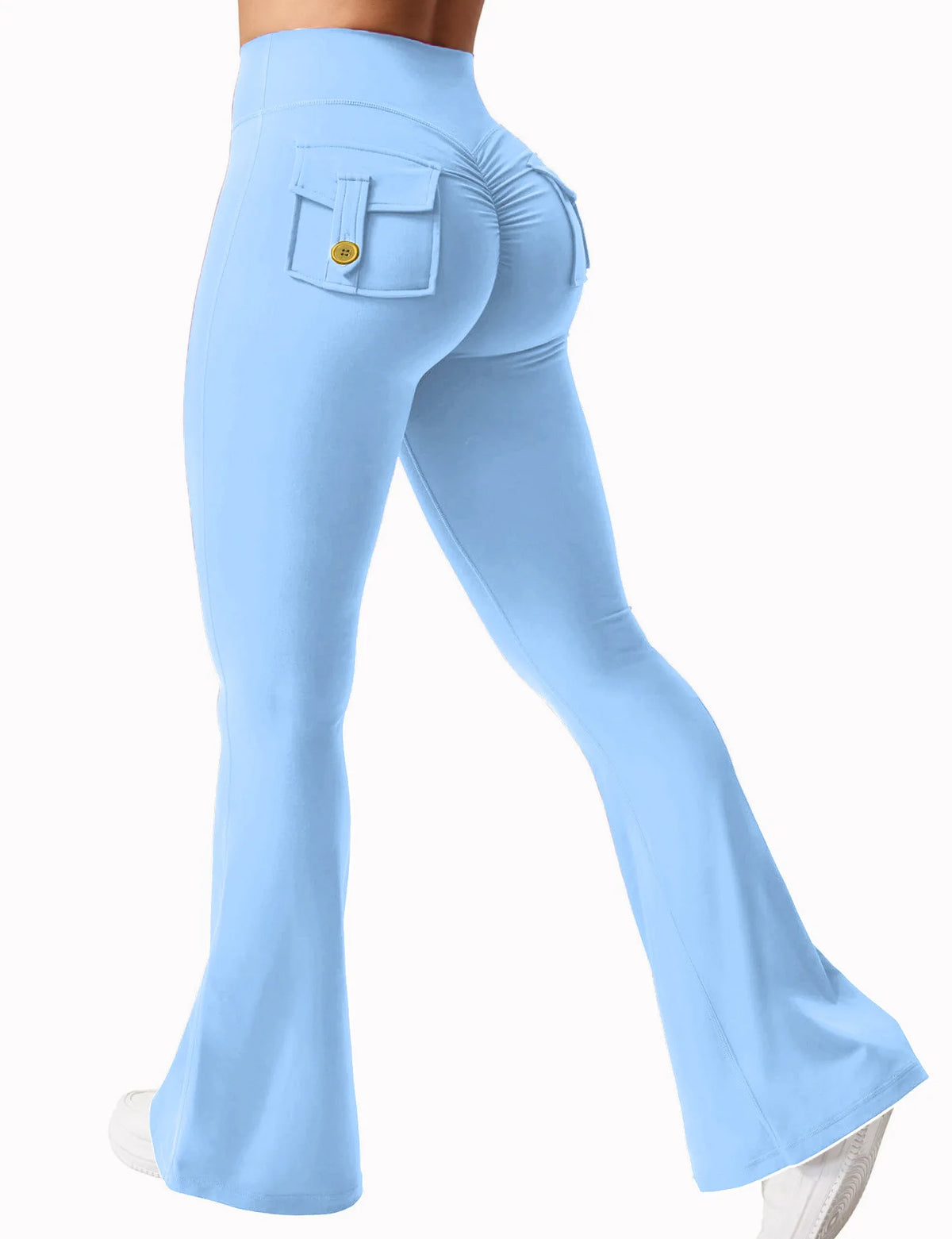 High Waist Push Up Workout Leggings With Pocket for Women