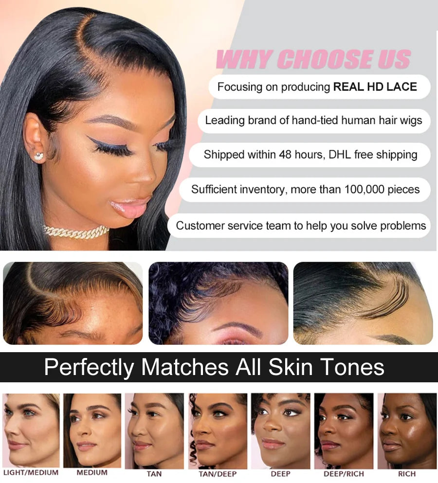 Fluffy Brown Ombre Highlights Water Wave Wig Glueless 5x5 6x6 HD Lace Closure Wigs Curly Human Hair 13x6 HD Lace Frontal Wigs