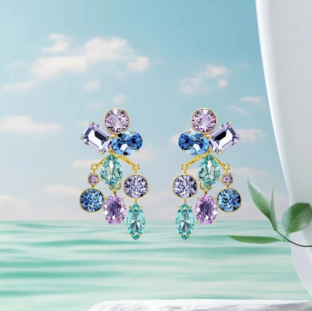 Mixed Cut Crystal Jewelry Set