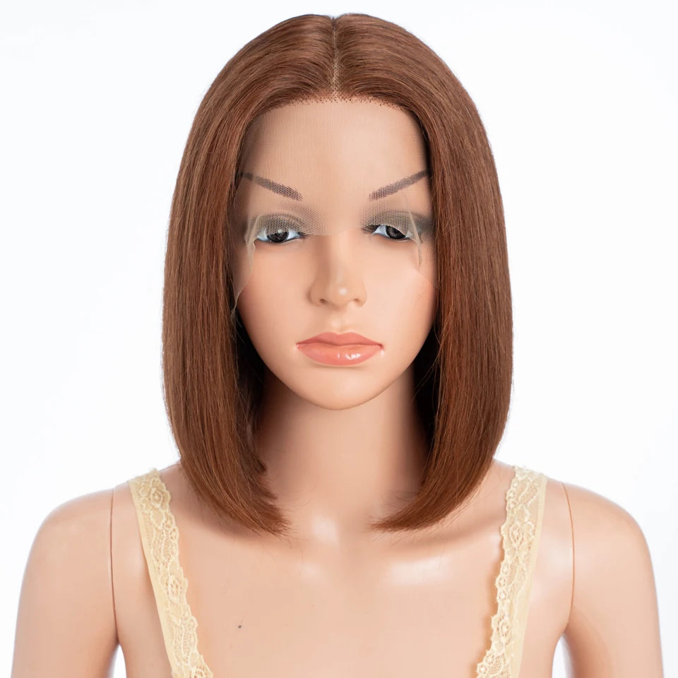 Short Pixie Straight Lace Front Human Hair Wig for Women