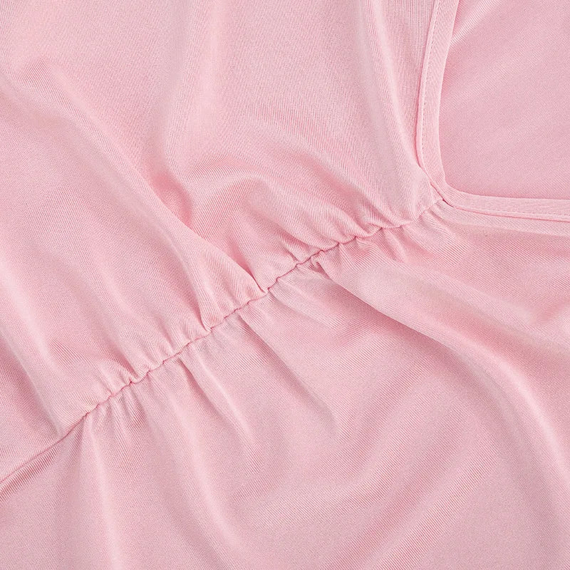 Sexy Ruched Backless Halter Bandage Jumpsuit for Women