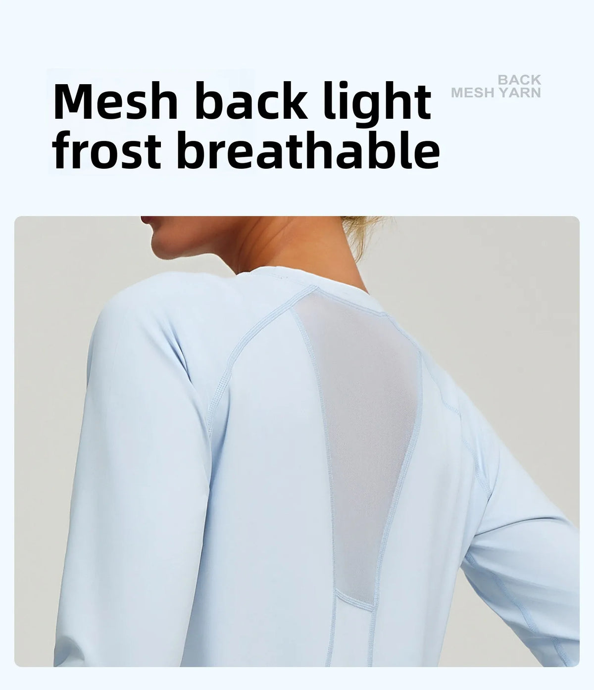 Breathable Loose Mesh Long Sleeve Yoga Top for Women