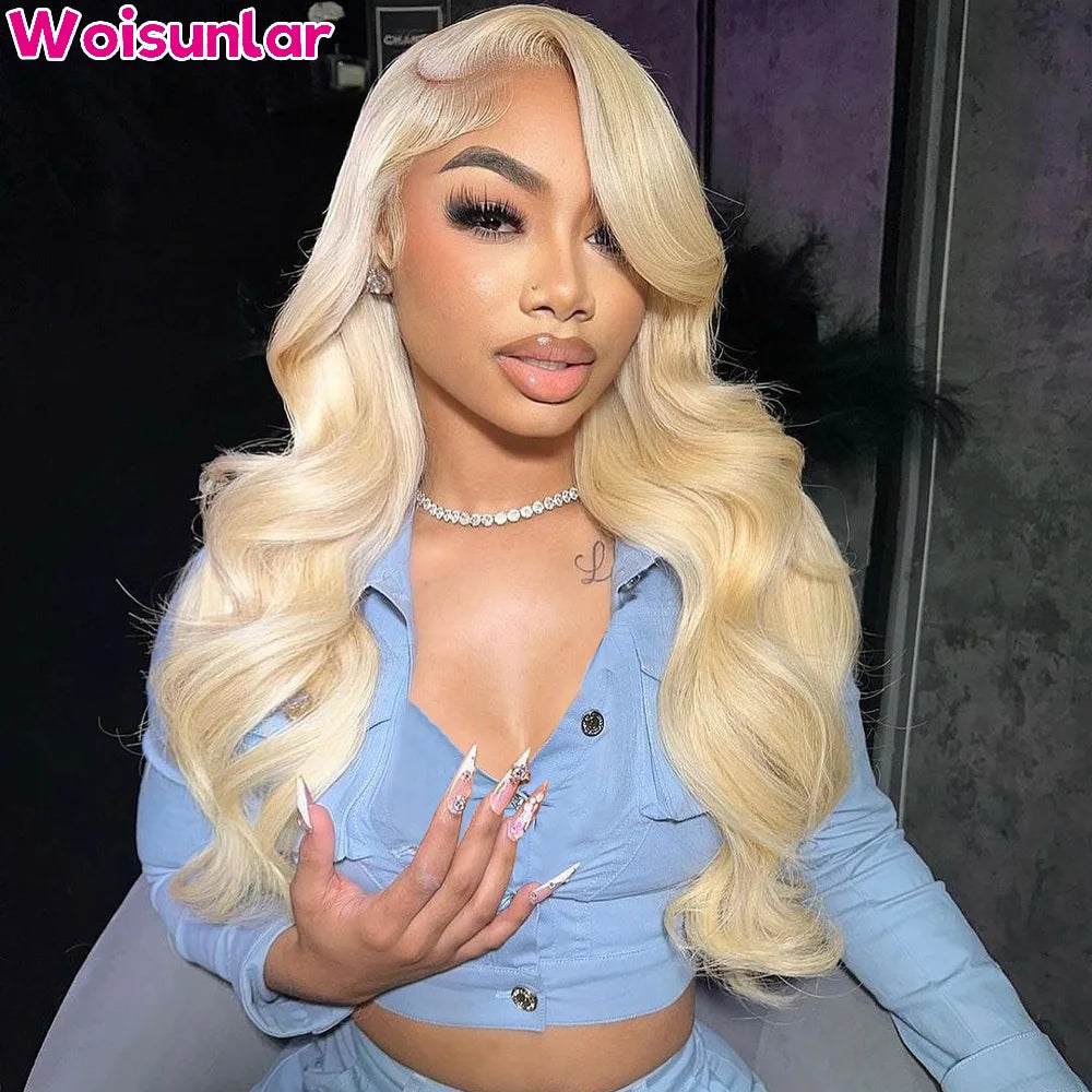 Ombre Purple Blue and Pink Front Lace Wigs Human Hair 180% 200% 13X4 Transparent Lace Body Wave For Women Human Hair Wig 100%