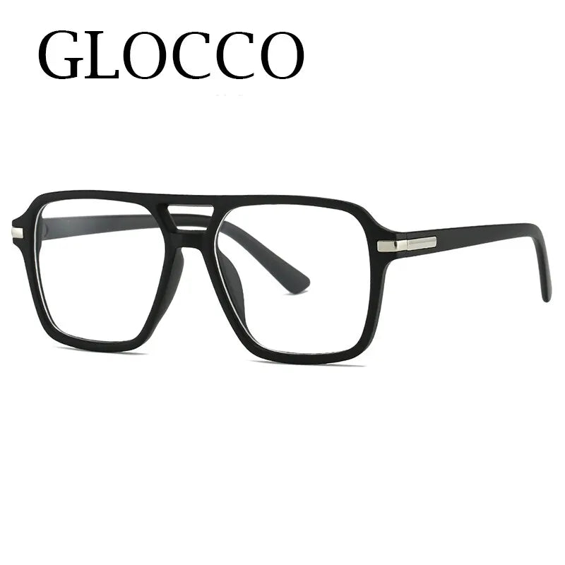 Retro Double Bridge Square Frame Reading Glasses for Women
