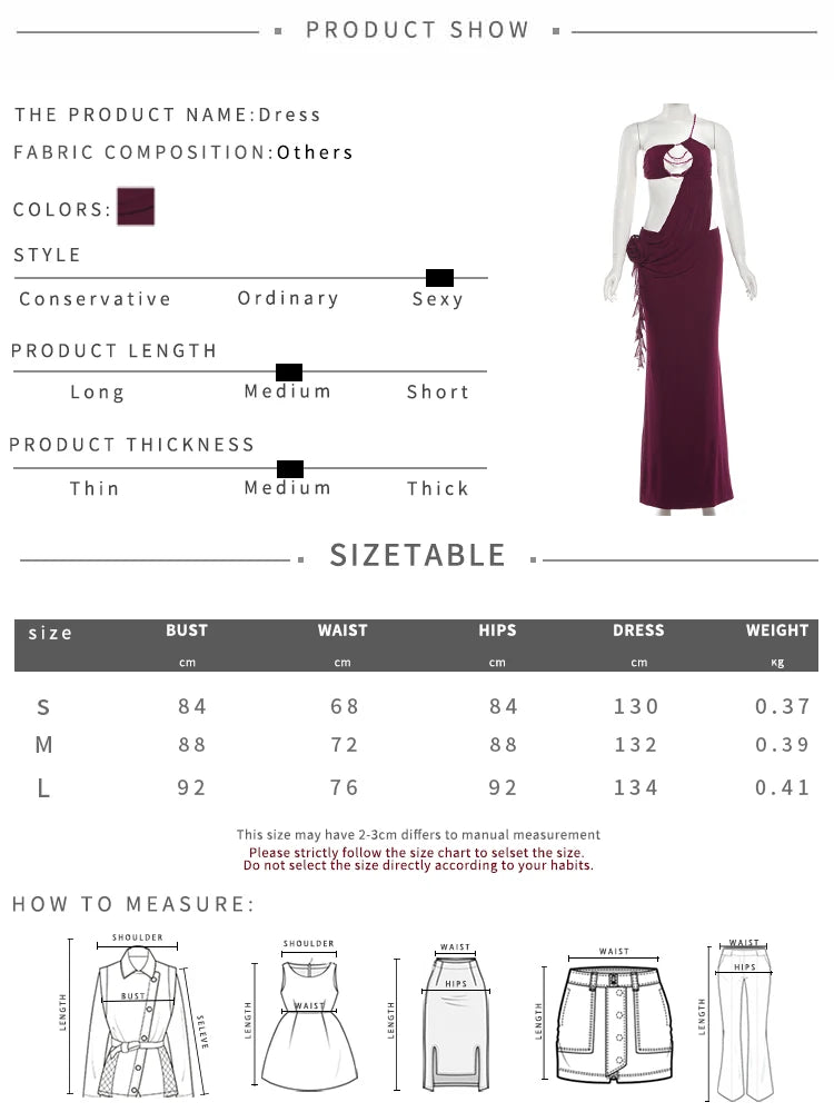 Halter Neck Patchwork Pearl Chain Bodycon Dress for Women