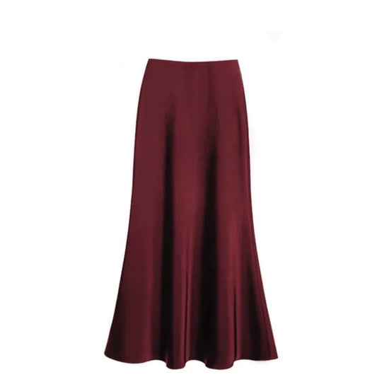 High Waisted Fishtail Skirt