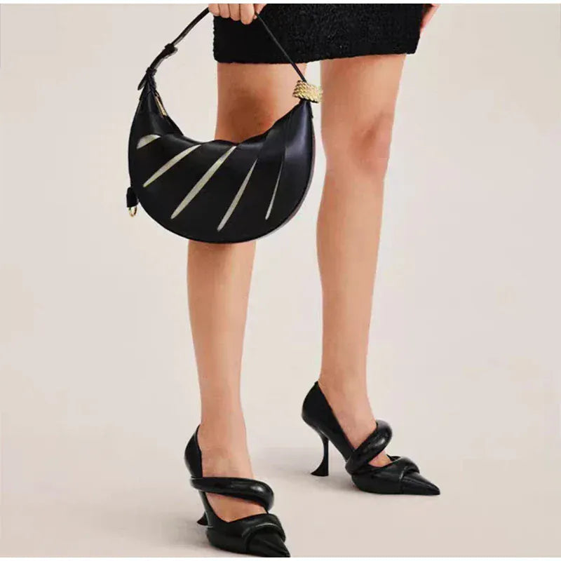 Lightweight Crescent Shoulder Bag