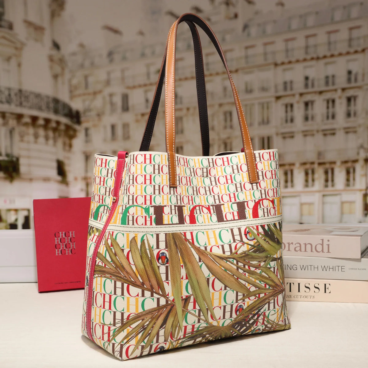 Roomy Printed Bucket Shoulder Bag