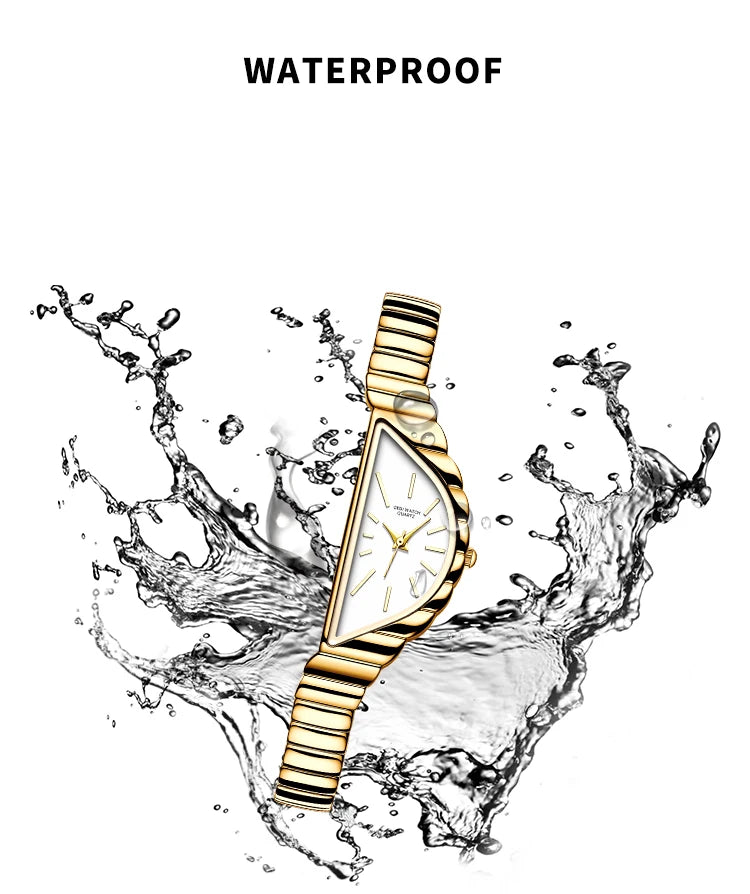 Vintage Irregular Case Quartz Watch