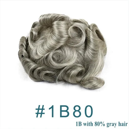 Natural Hairline Human Hair Skin Base Toupee for Women