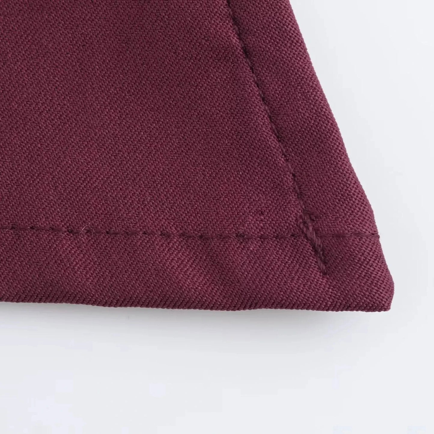 Retro Solid Color Asymmetrical Zipper Top for Women