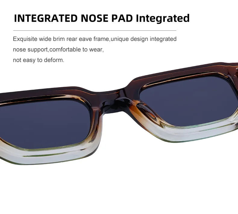 Small Square Polarized Sunglasses