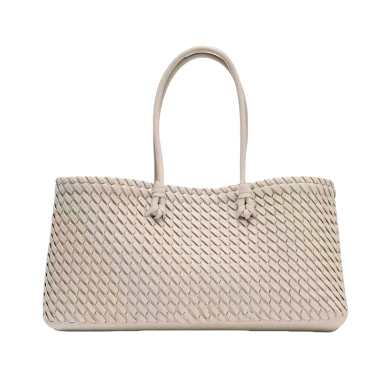Spacious Woven Tote Bag