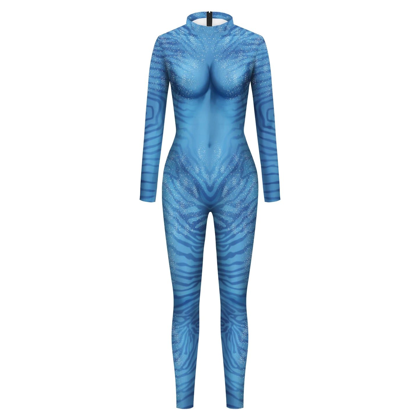 Vivid Animal Print Allover Zentai Bodysuit for Women