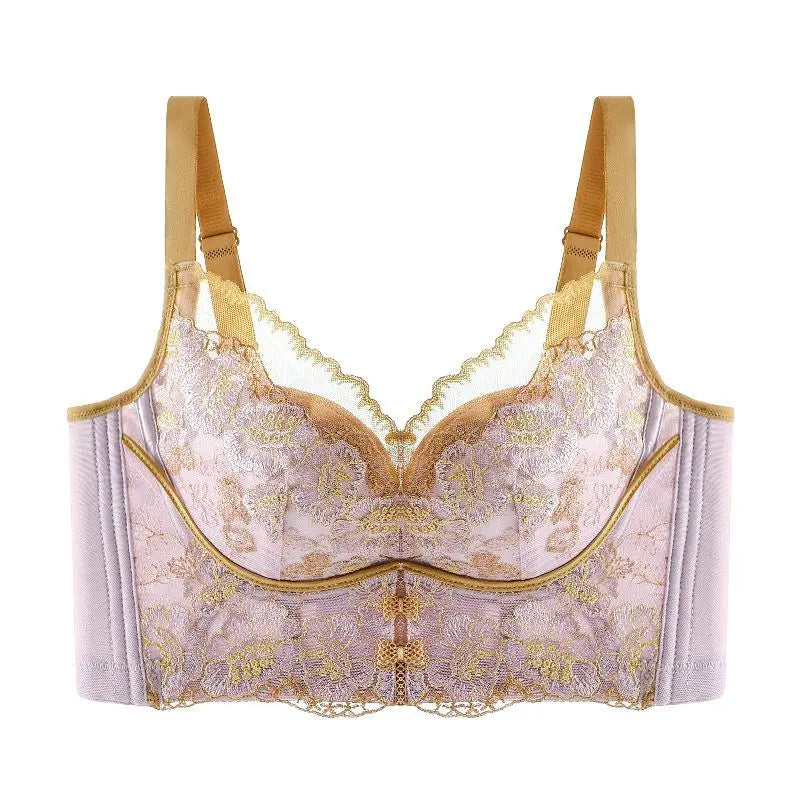 Breathable Seamless Lace Comfort Plus Size Bra for Women