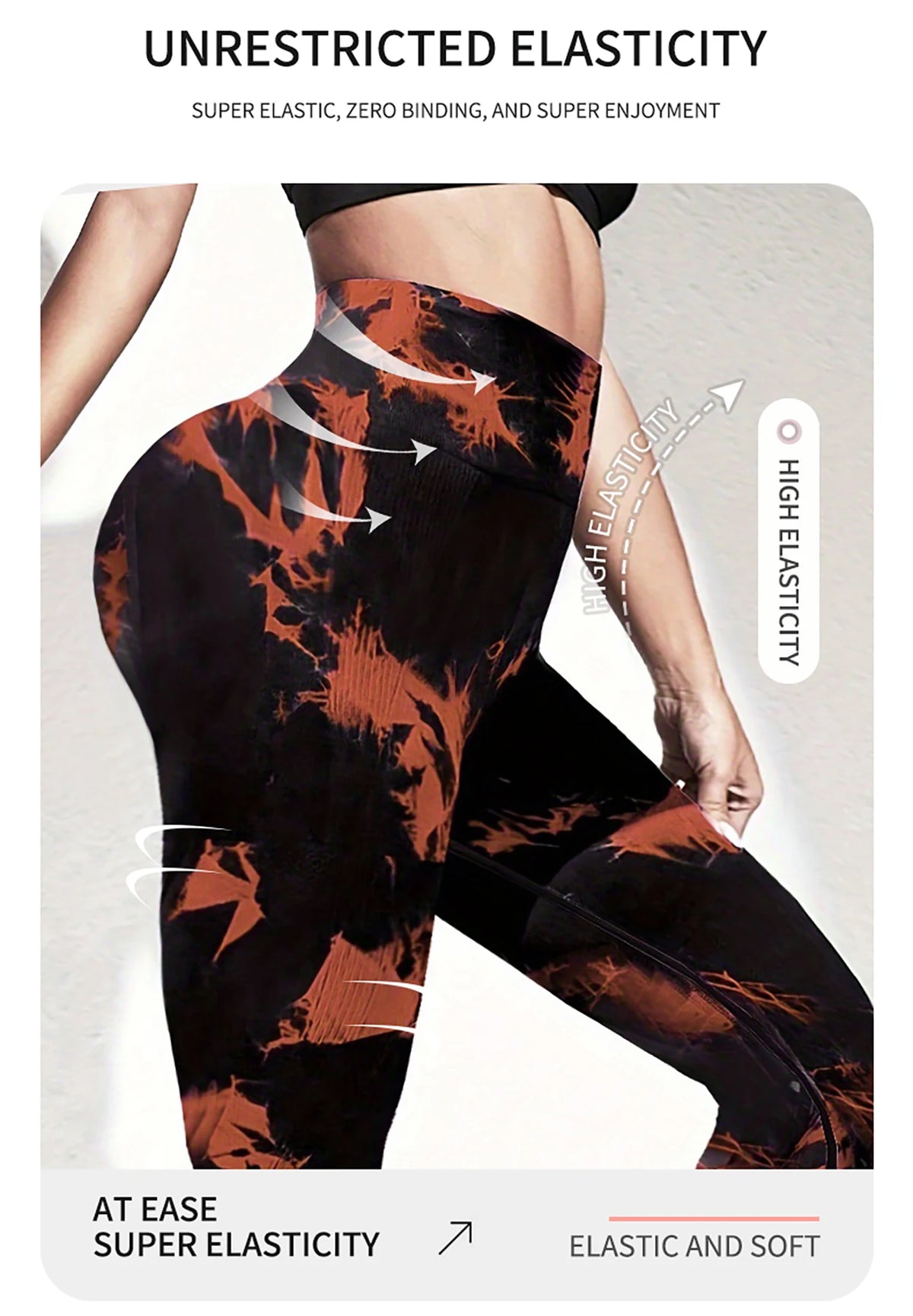 Seamless Push-Up Tie-Dye Leggings