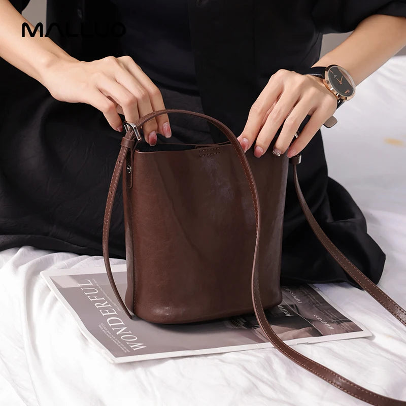 Women's Cowhide Genuine Leather Bag Ladies High Quality Luxury Designer Handbag Fashion Crossbody Bags Female Shoulder Bag Lady