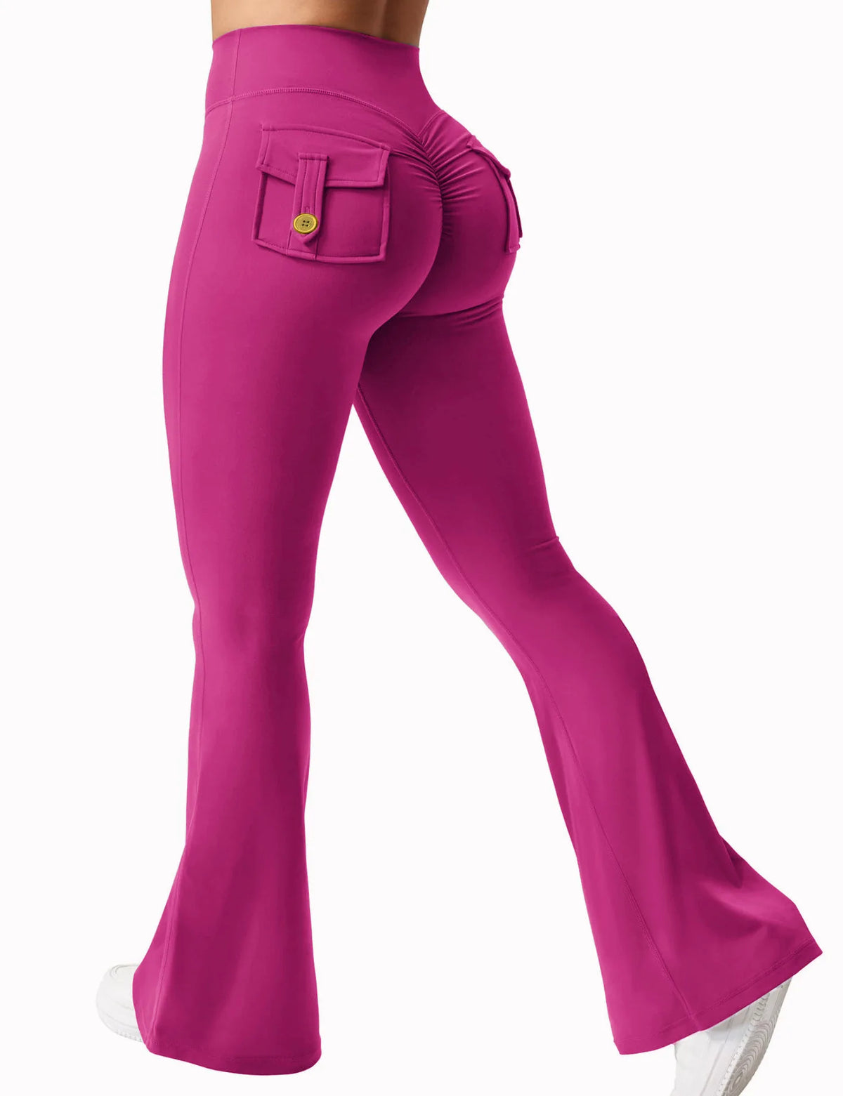 High Waist Push Up Workout Leggings With Pocket for Women