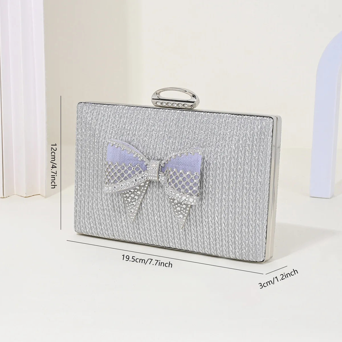 Elegant Knot Chain Crossbody Evening Bag for Women