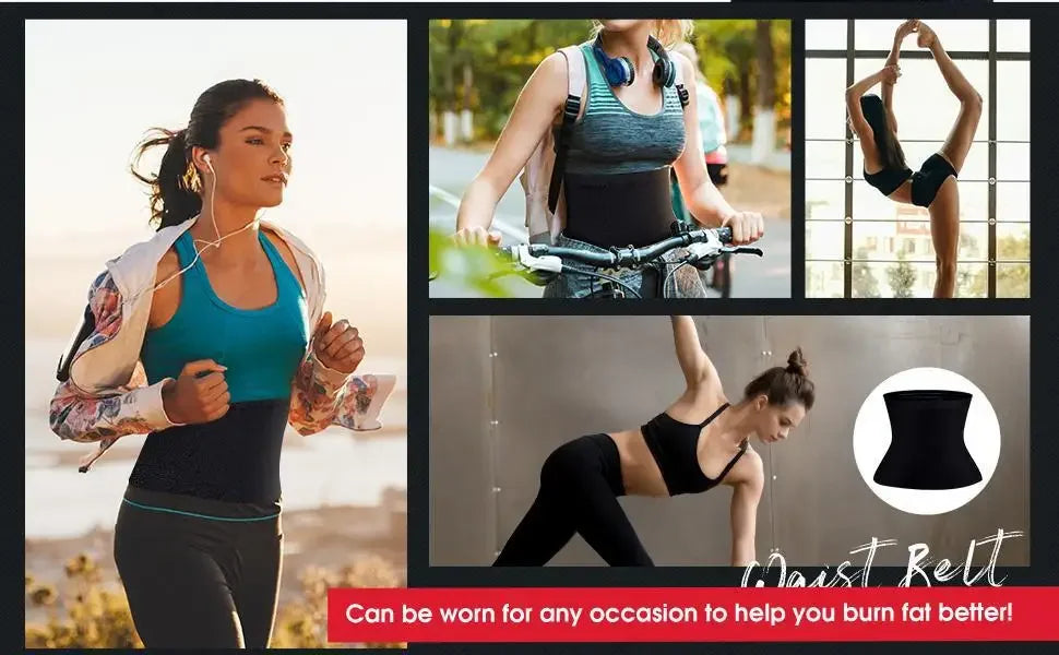 Postpartum Waist-fitted Shaping Belt For Women Sweat-absorbent Tummy Control Sport Waistband Belly Cincher Tummy Control Belt