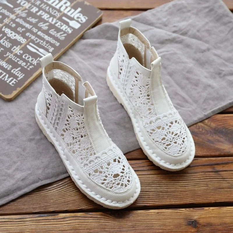 Breathable Mesh Summer Casual Walking Boots for Women