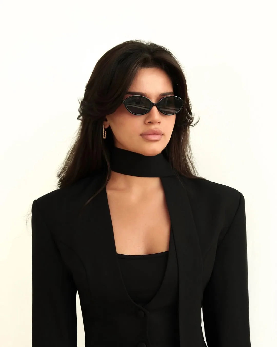 Elegant V Neck Long Sleeve Blazer Jacket for Women
