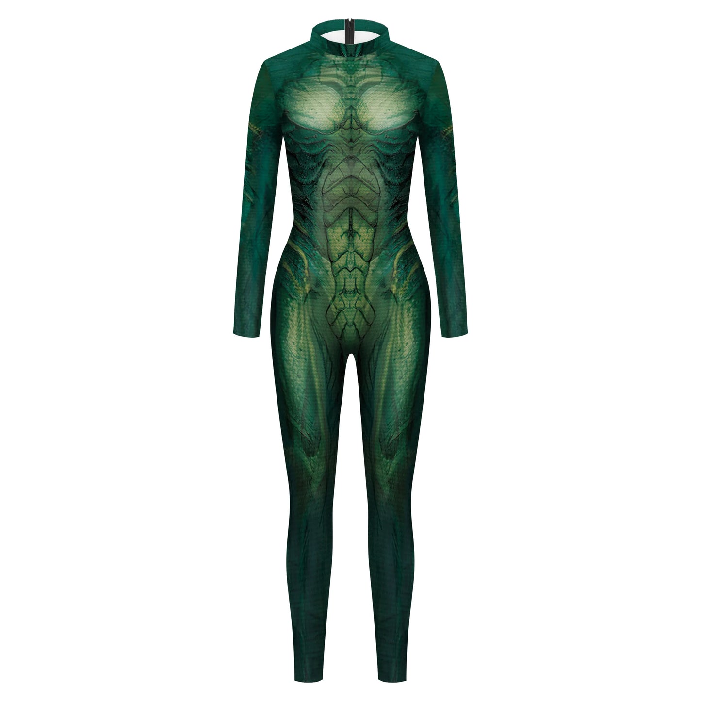 Vivid Animal Print Allover Zentai Bodysuit for Women