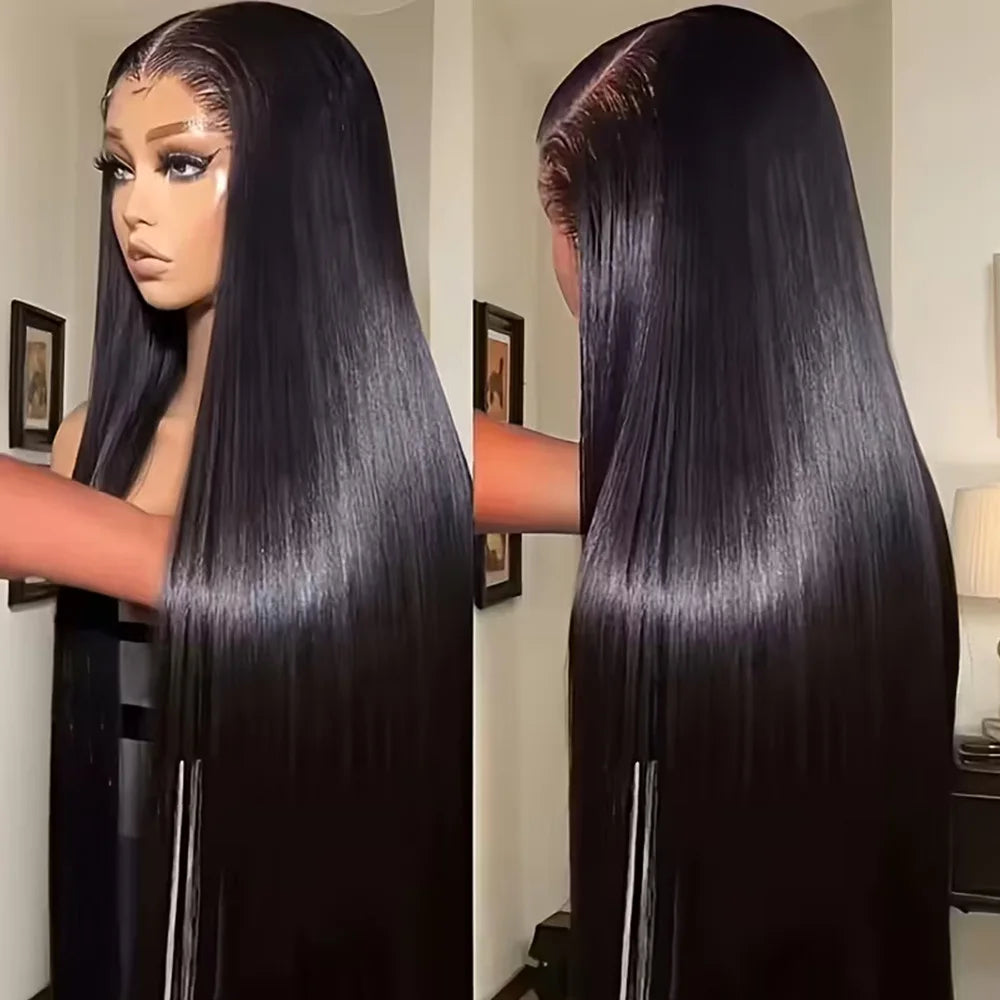 Preplucked Glueless Straight Human Hair Wig for Women
