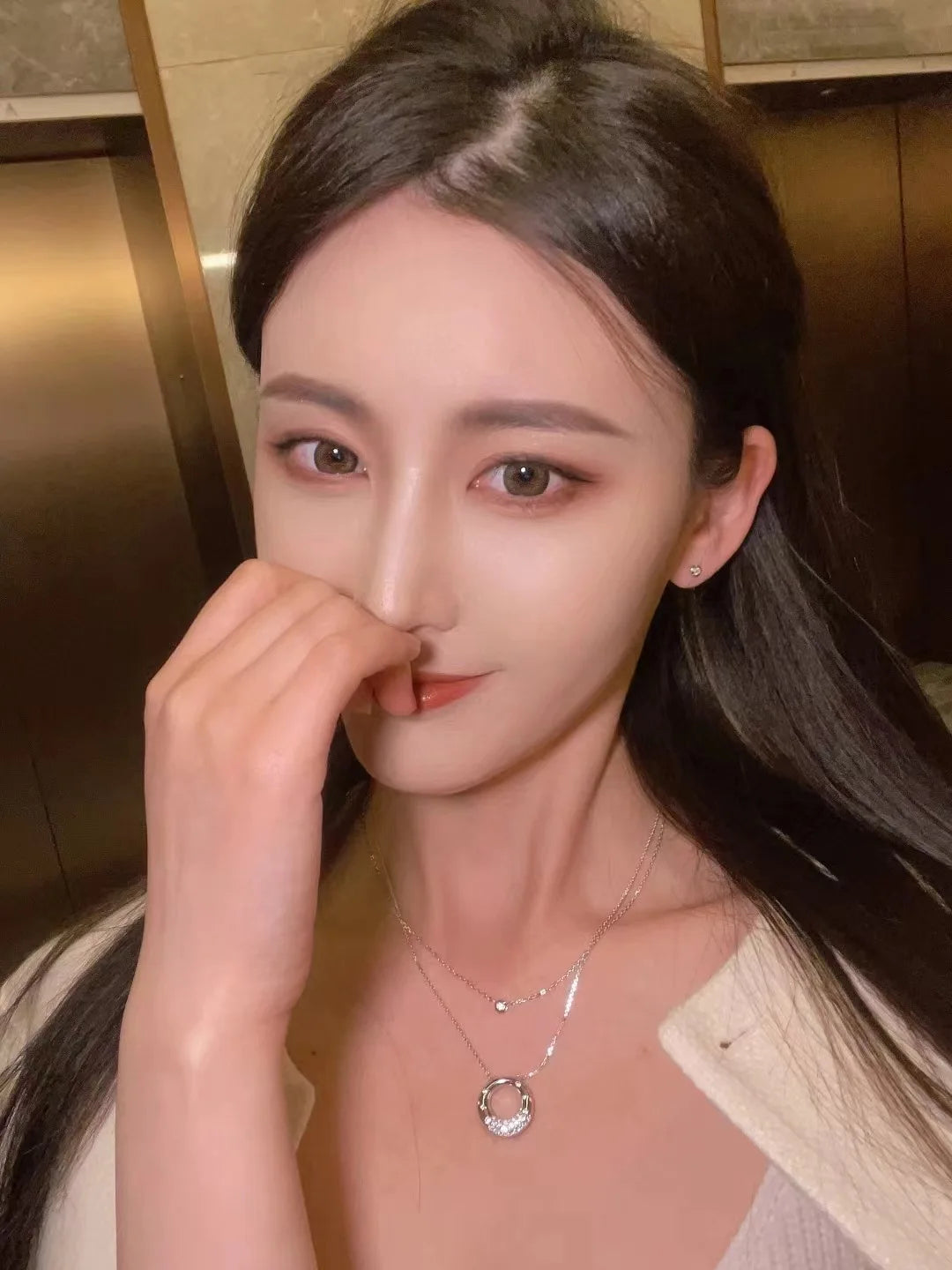 PANSYSEN 925 Sterling Silver Sparkling Pink Sapphire High Carbon Diamond Pendant Necklace 18K Gold Plated Wedding Party Jewelry