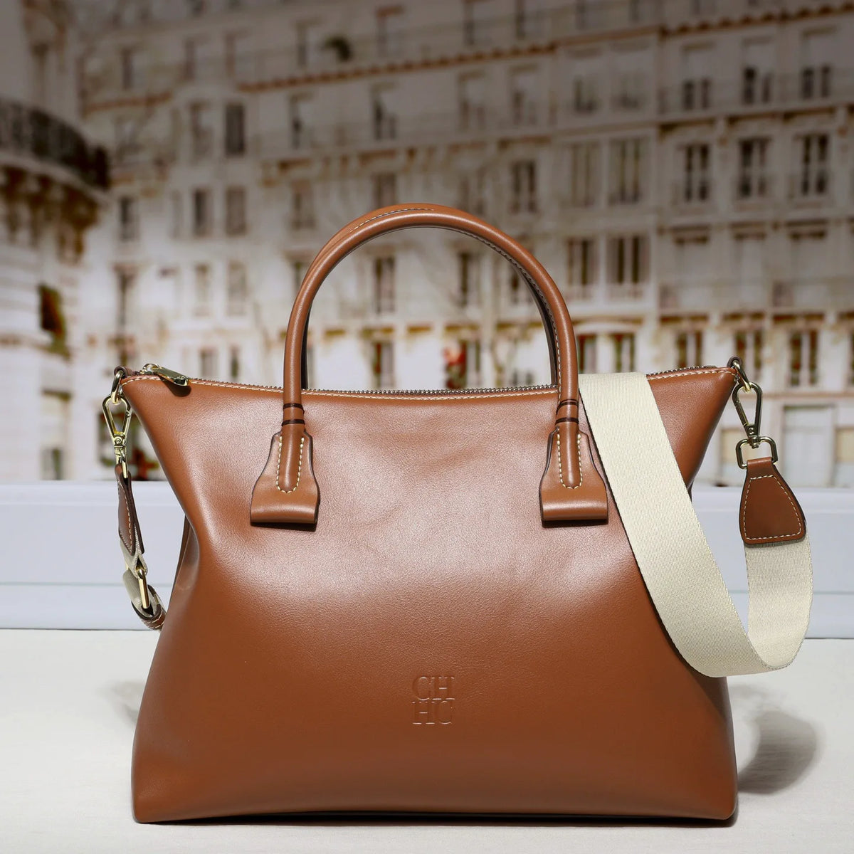 Wide Strap Crossbody Shoulder Bag