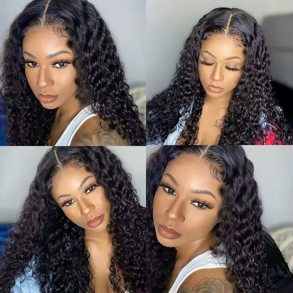 Natural Brazilian Deep Curly Human Hair Bundles for Women