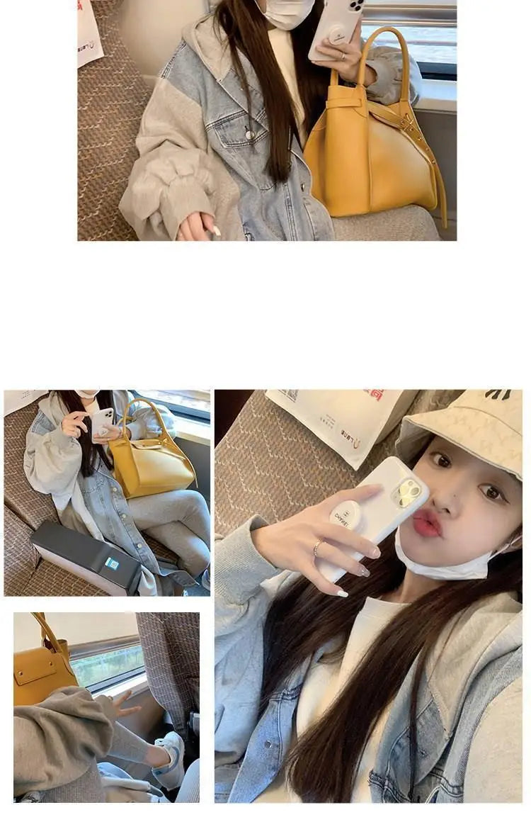 Hooded Mid Length Loose Spliced Casual Coat for Women