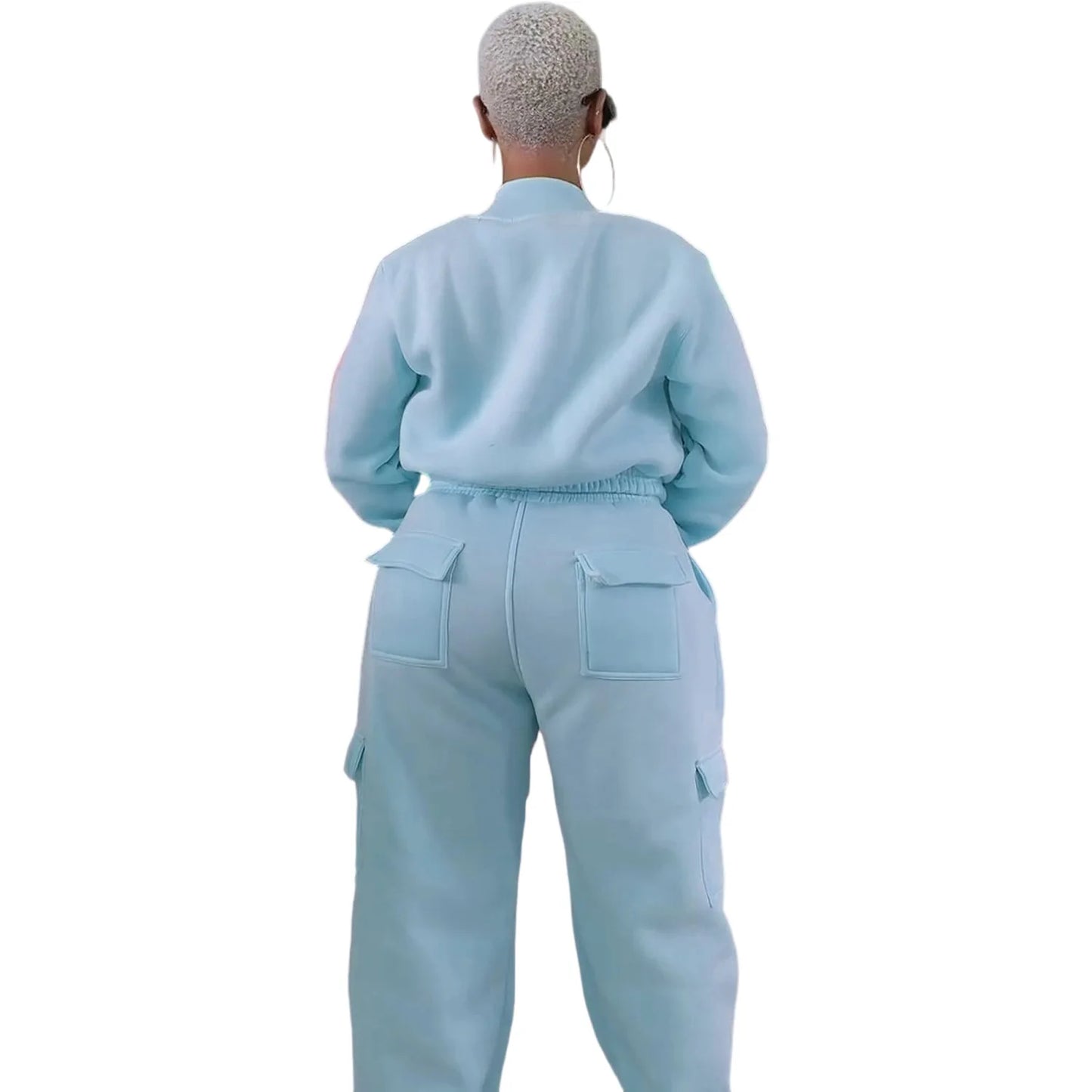 Fall Warm Two Piece Activewear Set