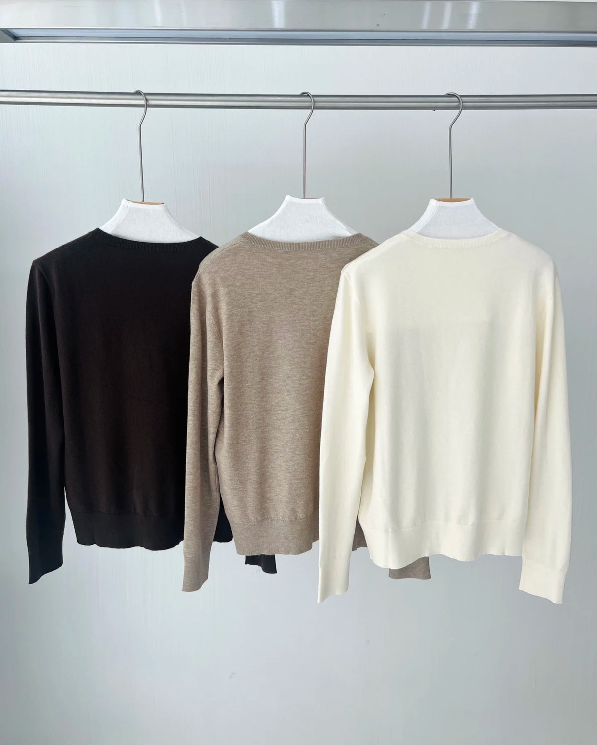 Cozy Soft V Neck Casual Loose Fit Knit Pullover Sweater For Women