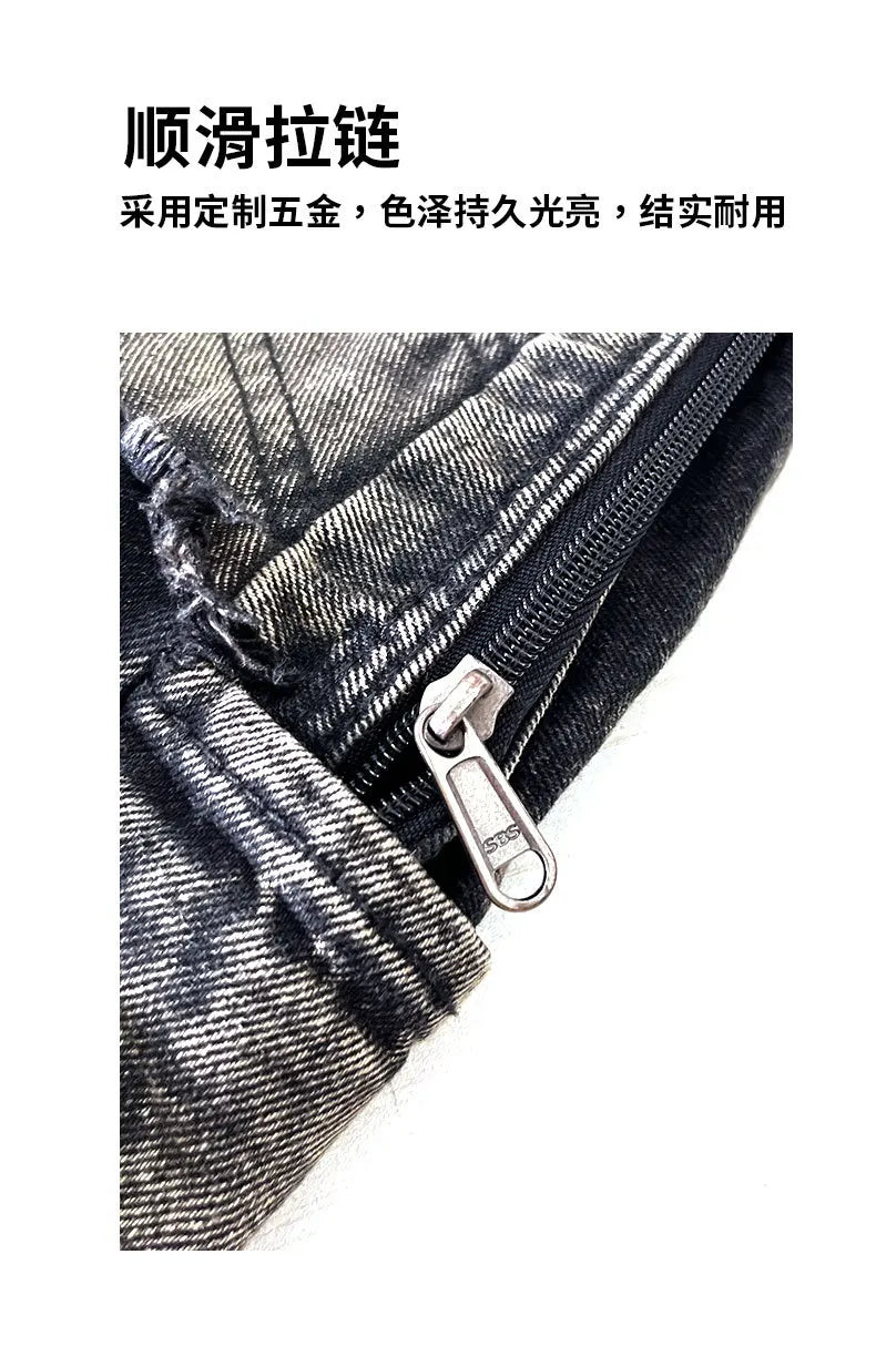 Washed Denim Backpack With Large Capacity for Women