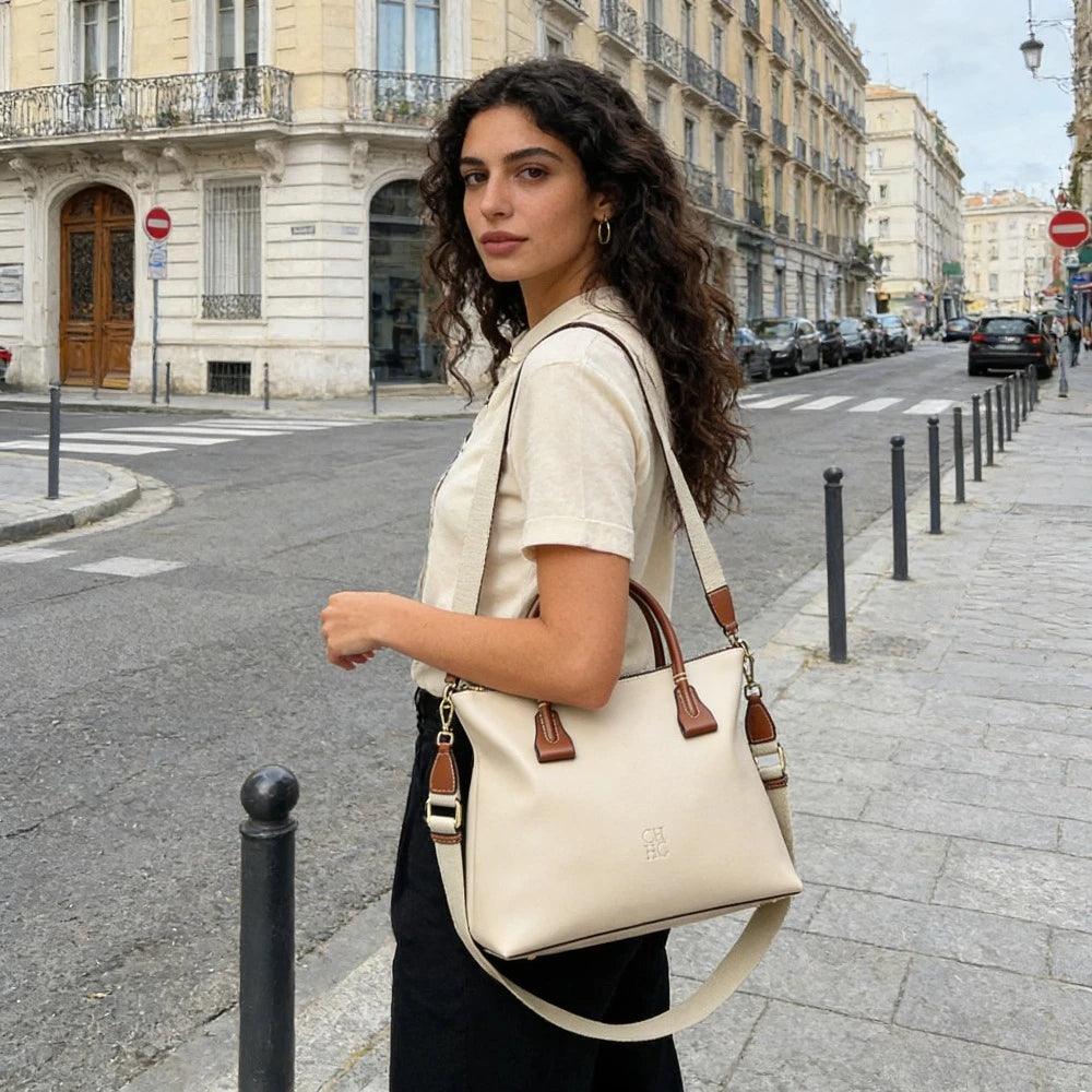 Wide Strap Crossbody Shoulder Bag