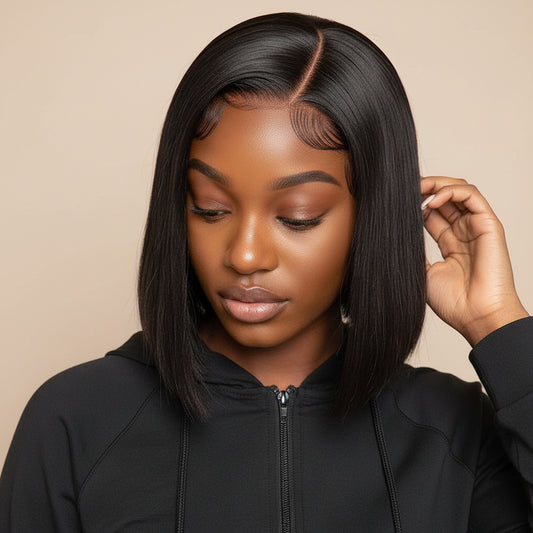 HD Lace Frontal Bob Wig (10–16 Inch Options)