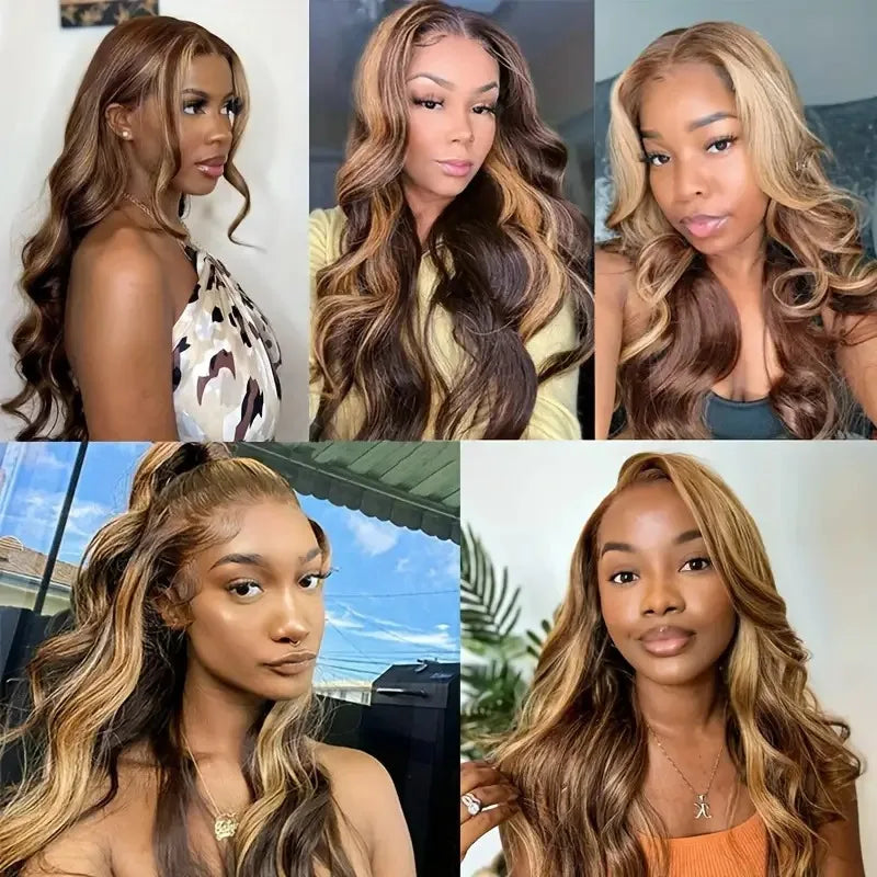 5x5 Glueless Body Wave Lace Front Human Hair Wig for Women