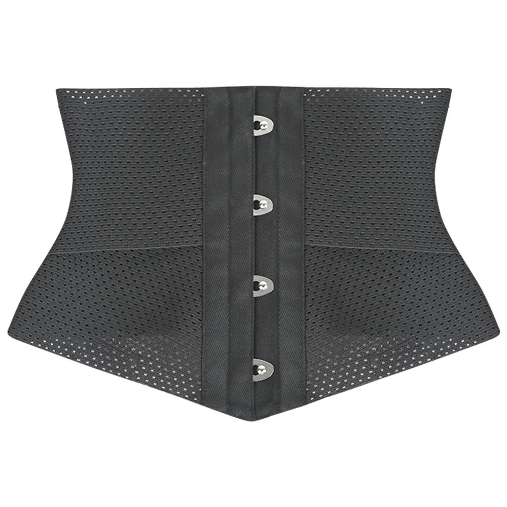Breathable Elastic Mesh Underbust Corset for Women