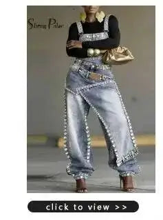 High Waist Ripped Denim Shorts With Rhinestone Detail For Women