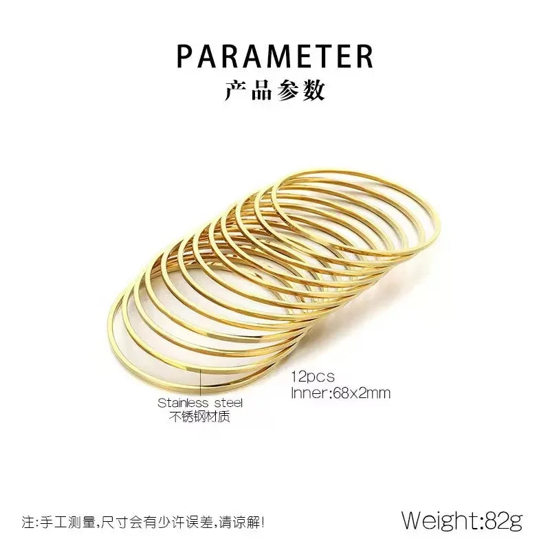 Stainless Steel Bangle Bracelet