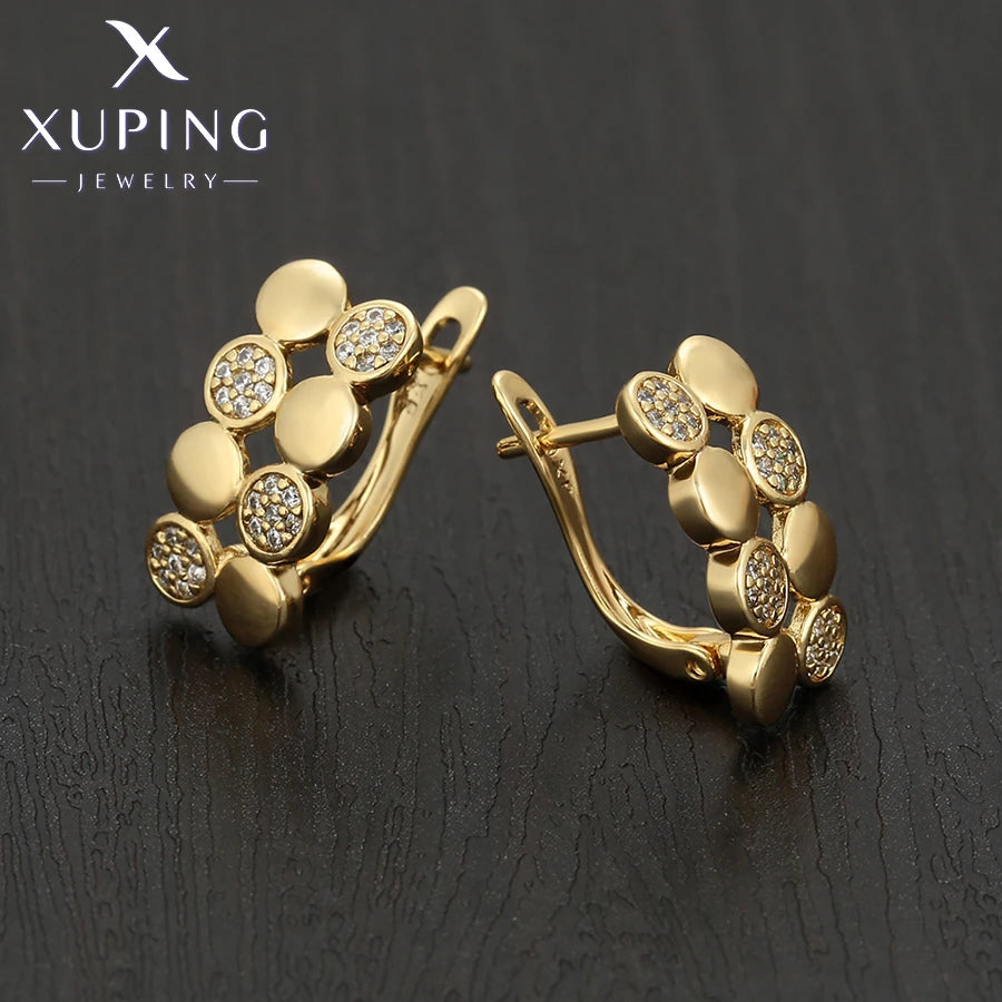 Charm Necklace And Hoop Earrings Set