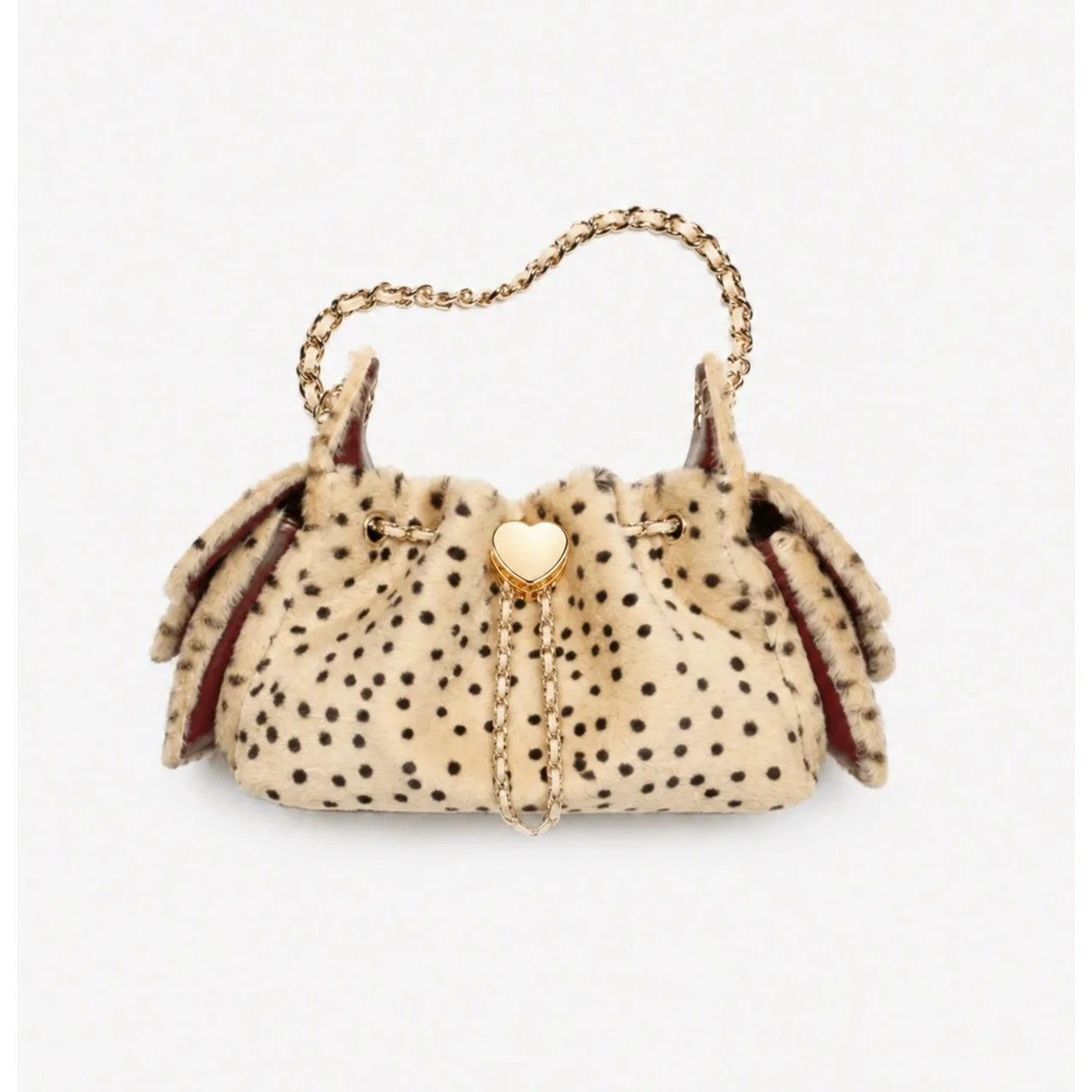 Women Shoulder Crossbody Bag Faux Fur leopard print Bucket Bag Luxury Plush Commuter Handbag Fashion Large Capacity Tote Bag