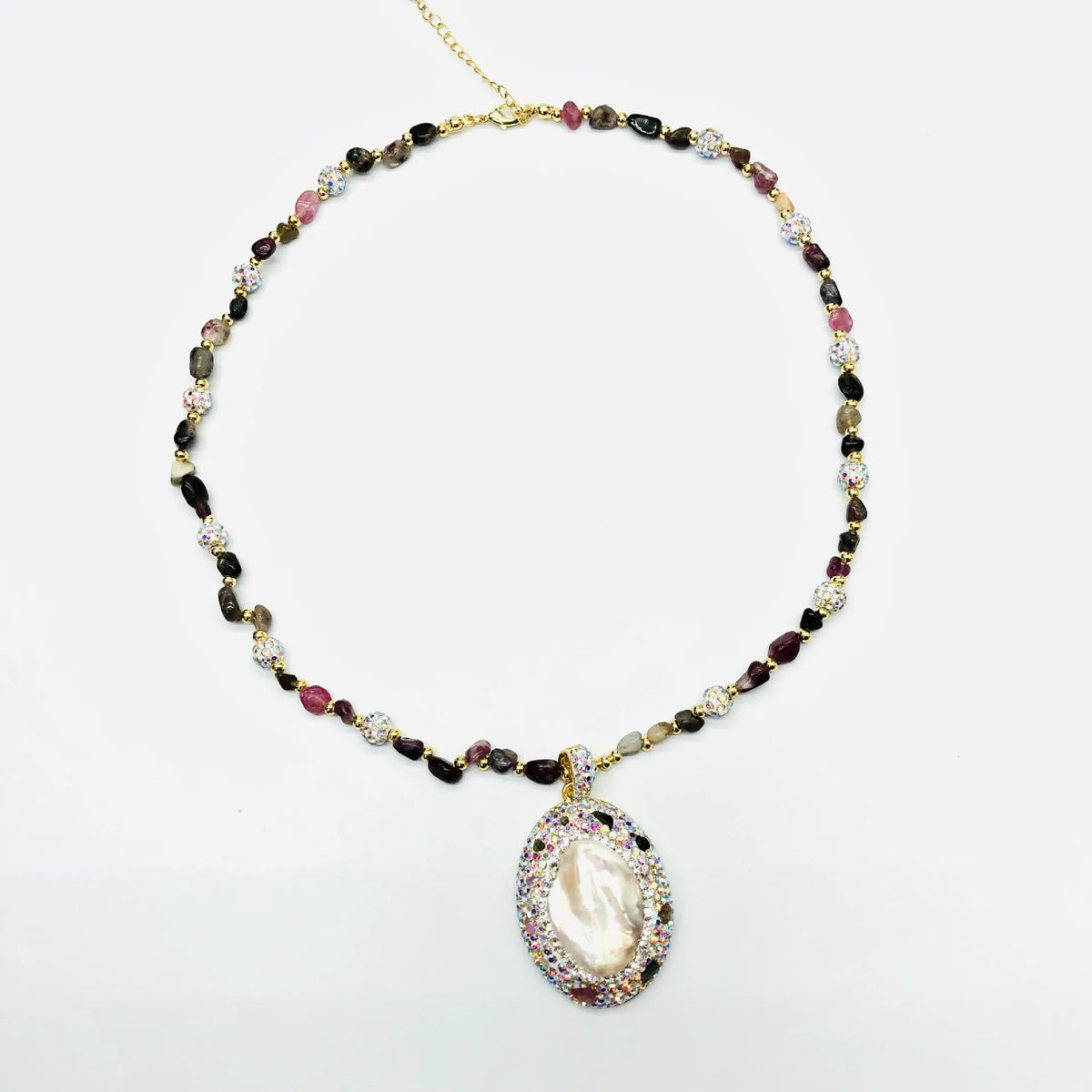 Freshwater Baroque Pearl Pendant Necklace for Women
