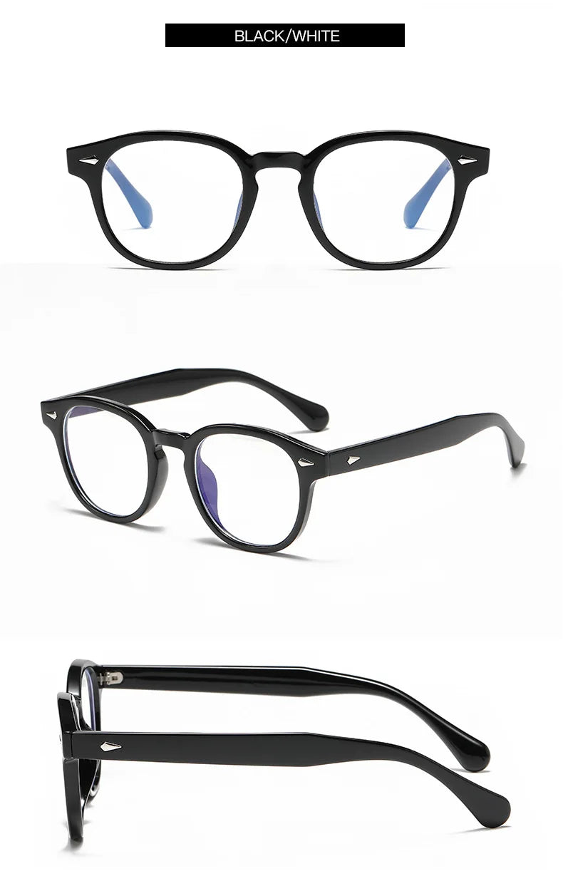 Ultralight Retro Round Frame Reading Glasses for Women