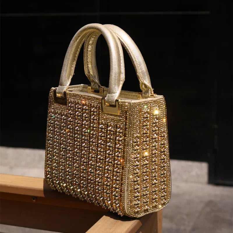 Crystal Rhinestone Wedding Evening Clutch Bag for Women