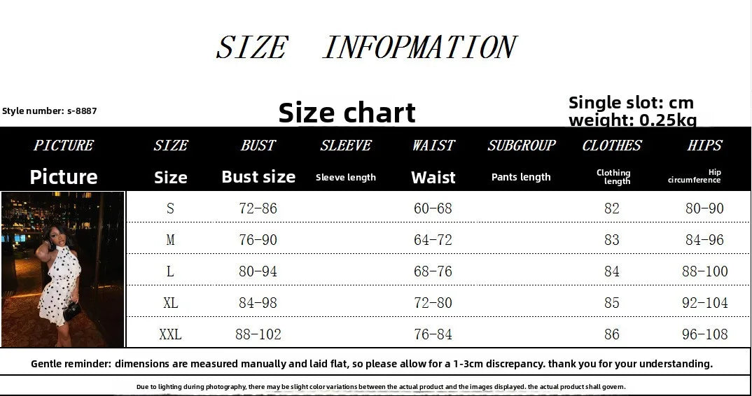 Retro Halter Neck Polka Dot Chiffon Mini Dress for Women