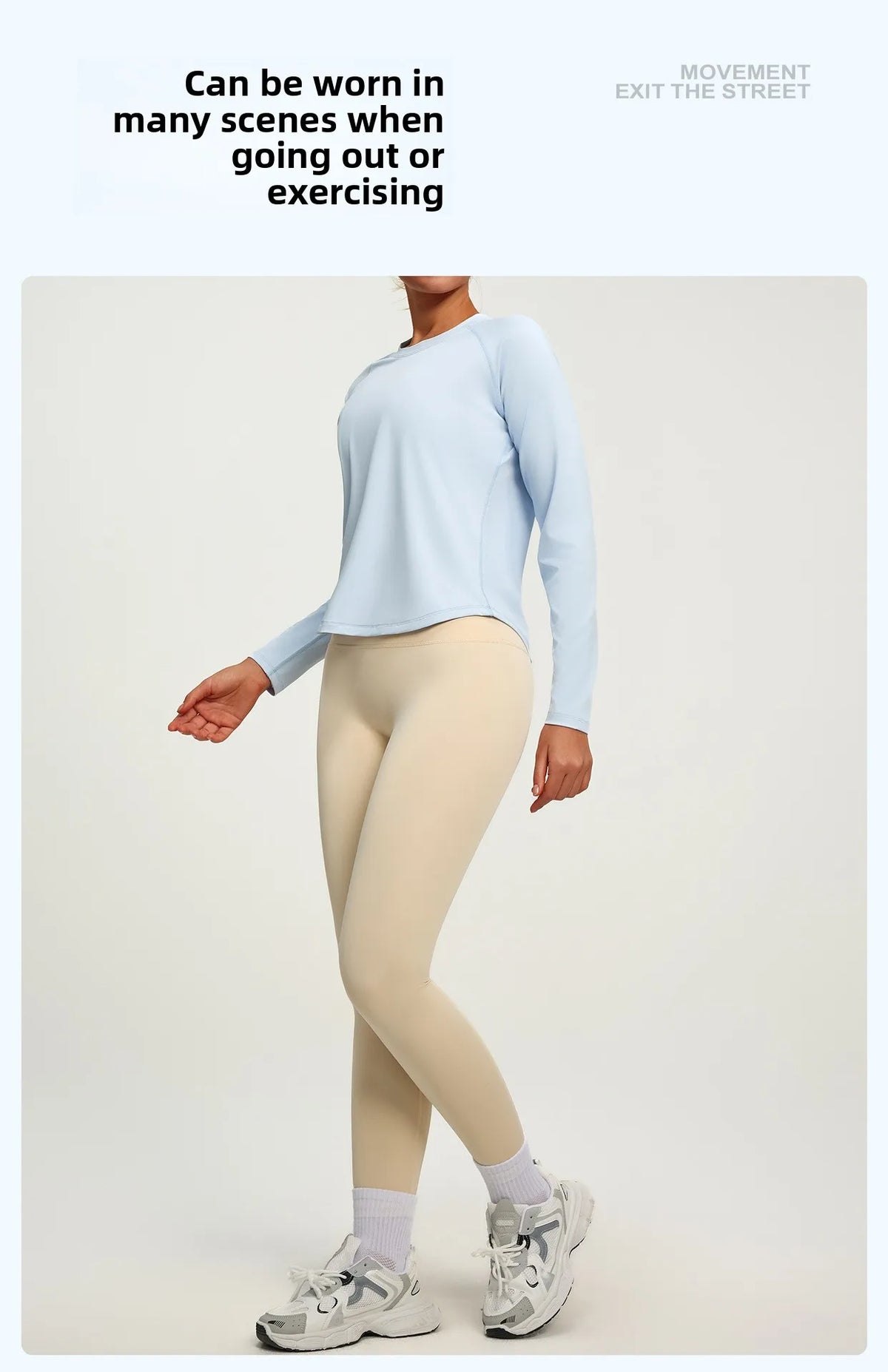 Breathable Loose Mesh Long Sleeve Yoga Top for Women
